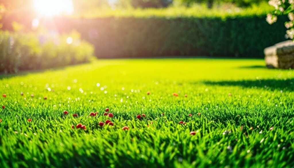 Stickstoffreicher Dünger im Frühling und Sommer